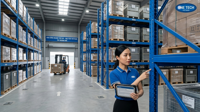Kệ pallet chịu tải cao cho kho công nghiệp Phú Bài