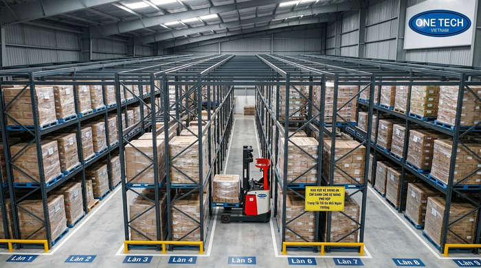 Mẫu kệ drive in nhiều tầng Mẫu kệ drive in nhiều tầng lưu trữ pallet