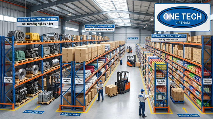 Ứng dụng kệ pallet cho kho xưởng và cửa hàng tại Thừa Thiên Huế
