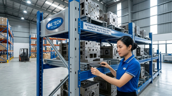 Bảo trì kệ khuôn để đảm bảo an toàn sử dụng Bảo trì kệ khuôn định kỳ trong kho xưởng