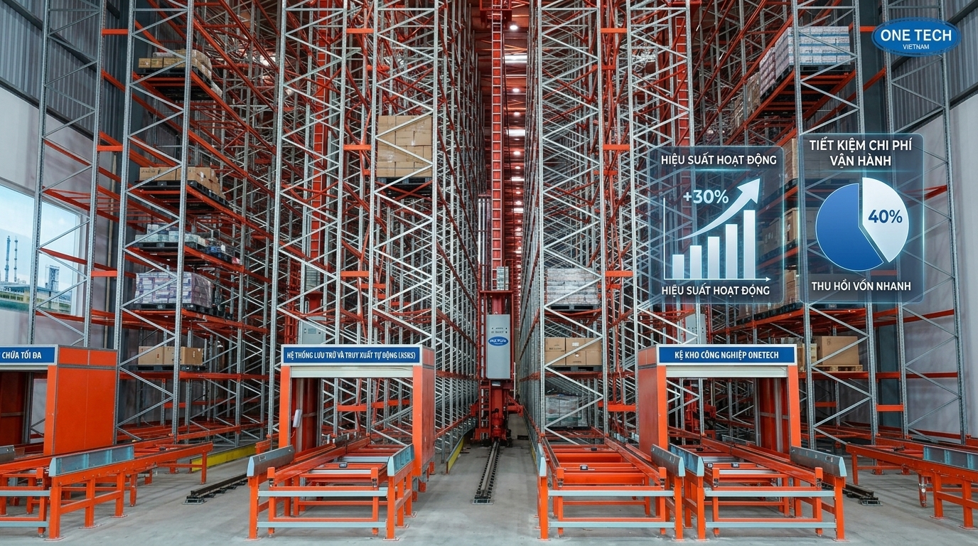 Chi phí và ROI kệ kho ASRS tại Huế Chi phí và hiệu quả đầu tư kệ kho ASRS tại Huế