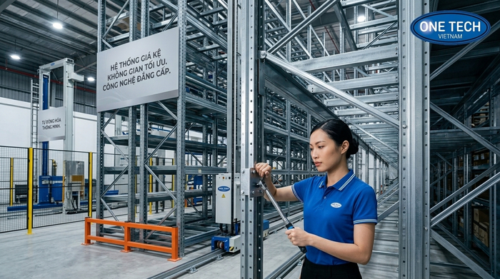 Kiểm tra an toàn kệ kho tự động Kiểm tra an toàn kệ kho tự động và vùng vận hành Stacker-Crane