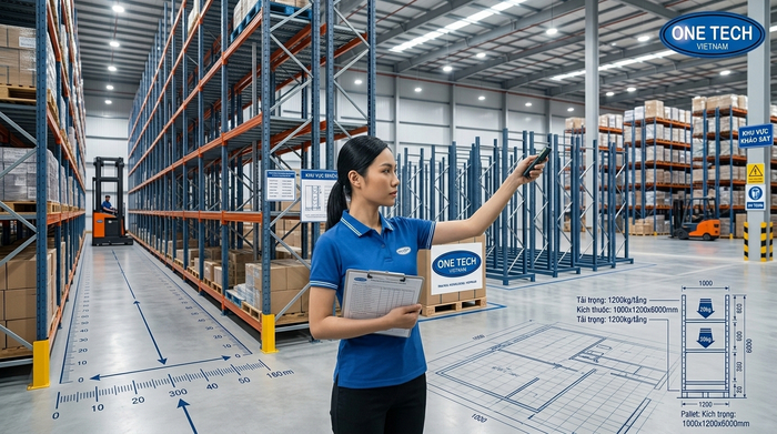 Kỹ thuật khảo sát kho trước khi lắp đặt Kệ Narrow Aisle Thừa Thiên Huế