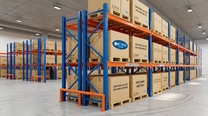 OneTech Group chuyên cung cấp kệ kho hàng chất lượng cao OneTech Group đối tác cung cấp kệ sắt công nghiệp uy tín