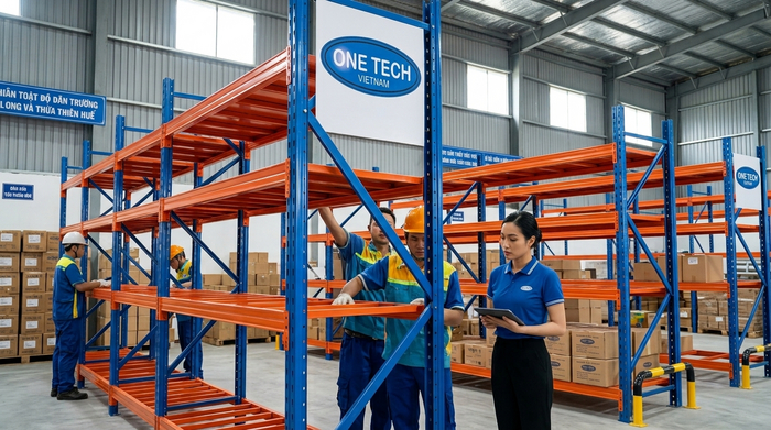 Quy trình triển khai hệ thống kệ kho trung chuyển tại Huế Quy trình lắp đặt kệ cho kho trung chuyển Thừa Thiên Huế