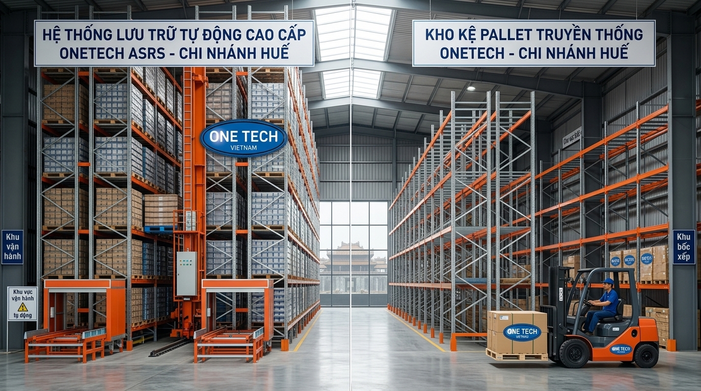 So sánh kho truyền thống và kệ ASRS tại Huế So sánh kho truyền thống và kệ kho ASRS tại Huế