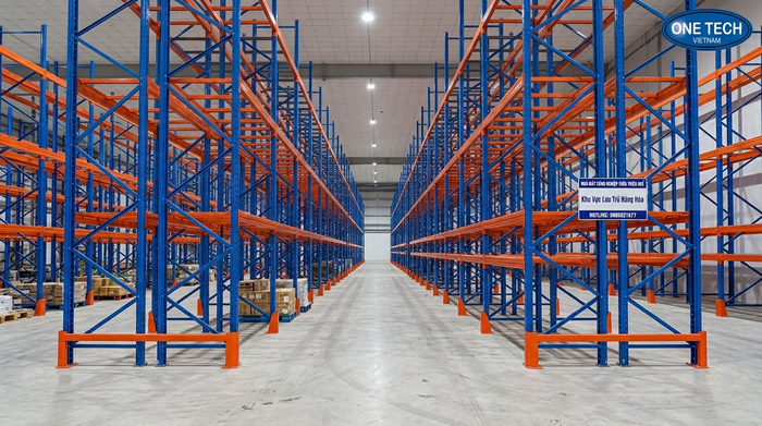 Kho hàng công nghiệp hiện đại tại Thừa Thiên Huế Tổng quan kho hàng sử dụng kệ sắt công nghiệp tải nặng Thừa Thiên Huế