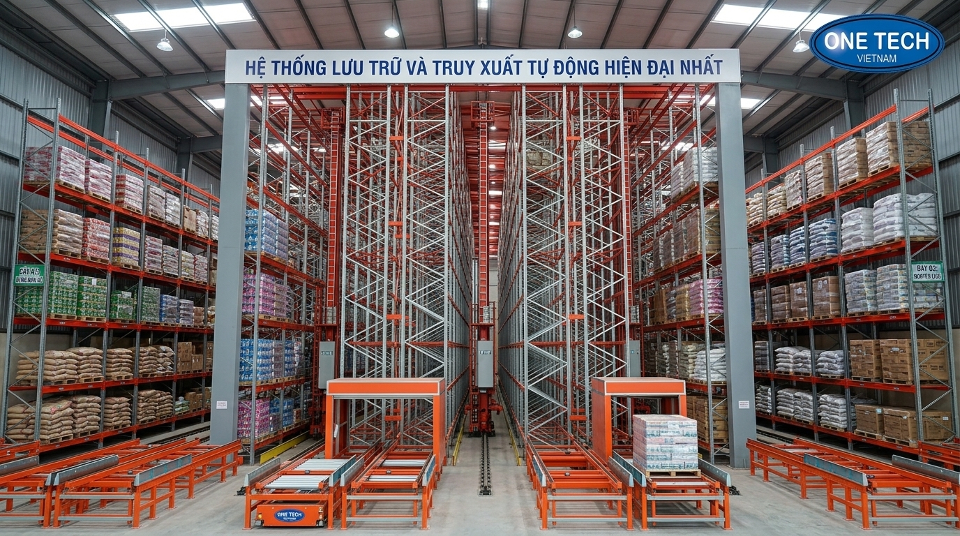 Ứng dụng kệ ASRS cho kho hàng tại Huế Ứng dụng kệ ASRS cho nhiều mô hình kho hàng tại Huế