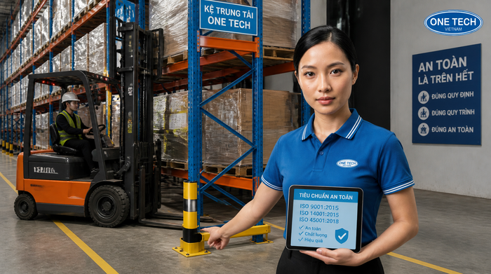 Phụ kiện an toàn cho kệ kho logistics Bảo vệ chân trụ kệ kho khi xe nâng vận hành