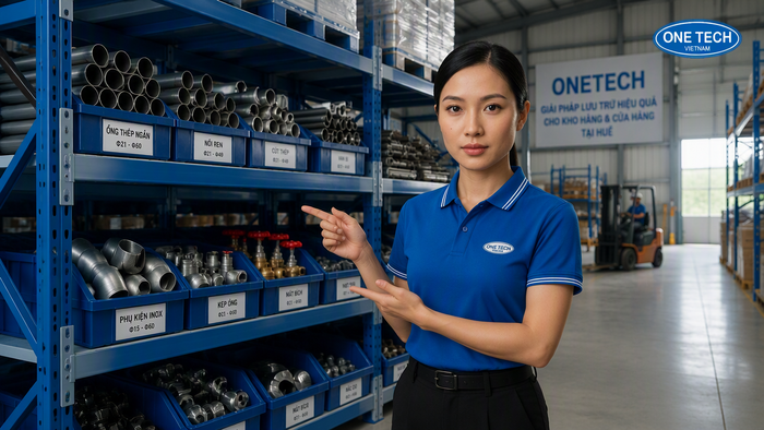 Kệ trung tải để ống ngắn và phụ kiện vật tư tại Huế