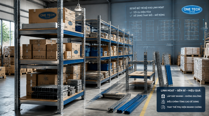 Thiết kế layout kệ kho logistics Huế Bản vẽ layout kệ kho logistics tại Huế