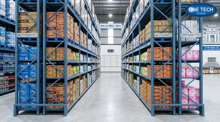 Kệ kho FMCG Thừa Thiên Huế cho kho hàng tiêu dùng nhanh Kệ kho FMCG Thừa Thiên Huế cho kho hàng tiêu dùng nhanh