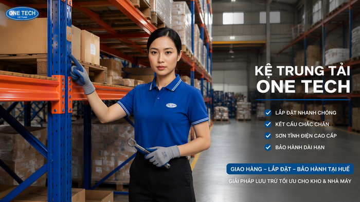 Lắp đặt kệ trung tải tại Thừa Thiên Huế cho kho hàng và nhà xưởng