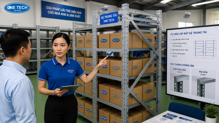 Tư vấn kệ trung tải giá rẻ Thừa Thiên Huế cho kho hàng và xưởng sản xuất